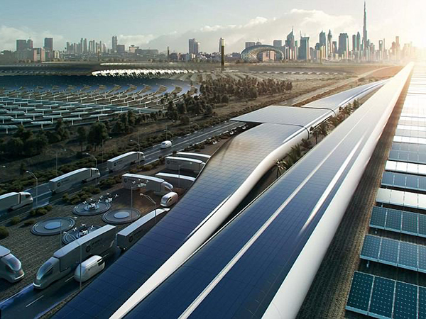 دبي... خطة جديدة لنقل البضائع عبر تكنولوجيا هايبرلوب بحلول 2021